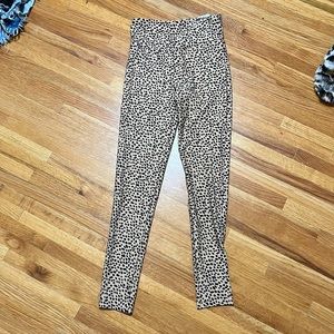 Cheetah print leggings